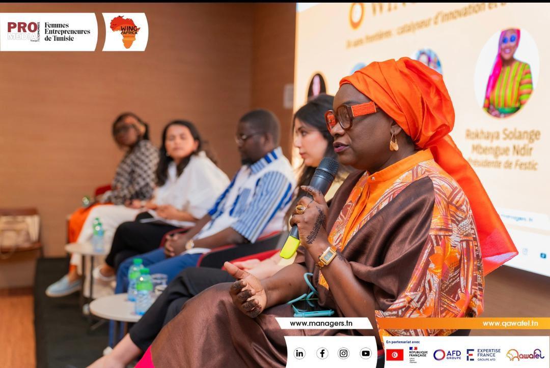 Rokhaya Solange Mbengue NDIR a participé au panel « IA sans frontières » lors de WINGImpact