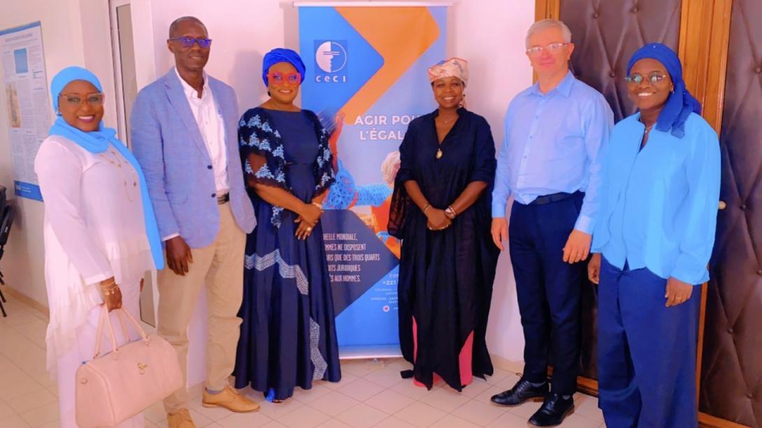 Rencontre stratégique entre l’Association des Femmes Sénégalaises dans le Secteur du Numérique (FESTIC) et le CECI